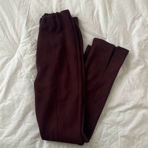 Avec Les Filles Suede Bootcut Crop Pants (NWT!)